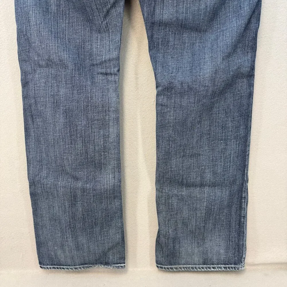 Big Star Men's Jeans 34R Blue Pioneer Regular Bootcut Leg Relaxed Fit Preppy